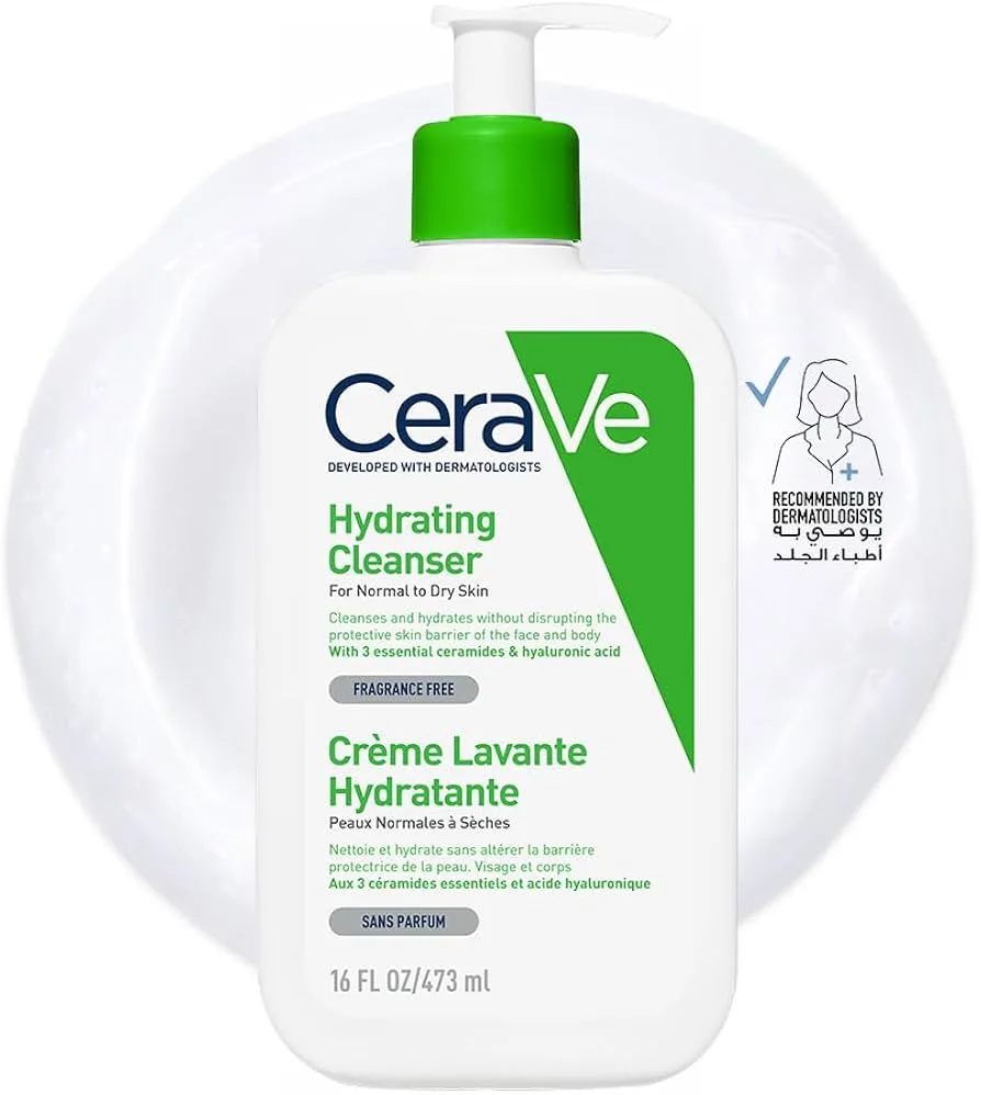 سيرافي، الغسول المرطب للبشرة العادية إلى الجافة (Hydrating Cleanser) - 473 مل