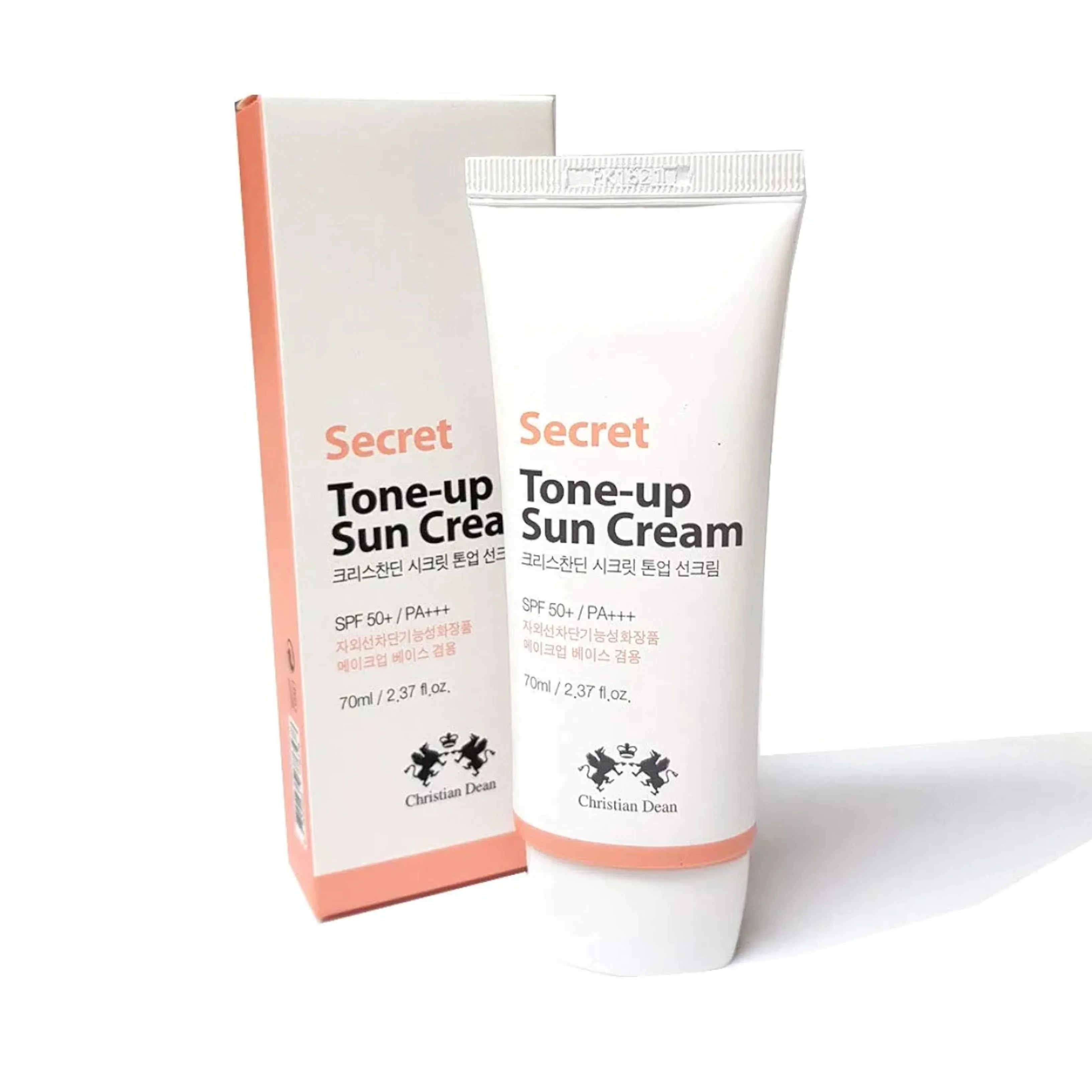 كريستيان دين، واقي شمس وسيكريت تون أب معزز لإشراقة البشرة SPF 50+/PA+++ لجميع أنواع البشرة
